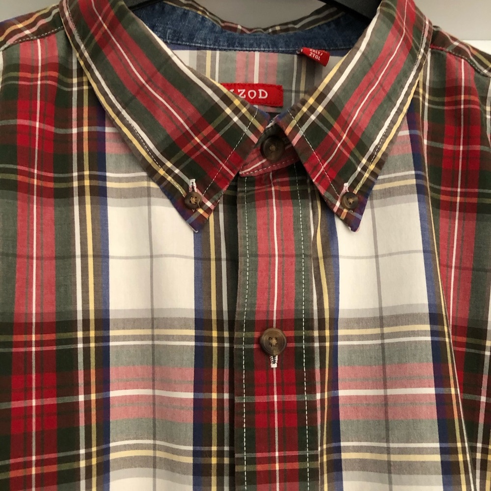 Men’s cotton XXL plaid shirt